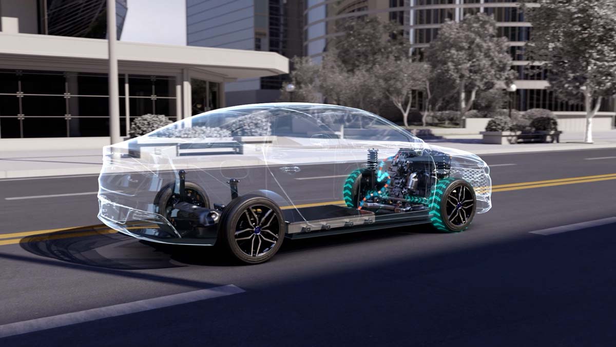 Modo EV Puro:<br>Ideal para condução urbana confortável.