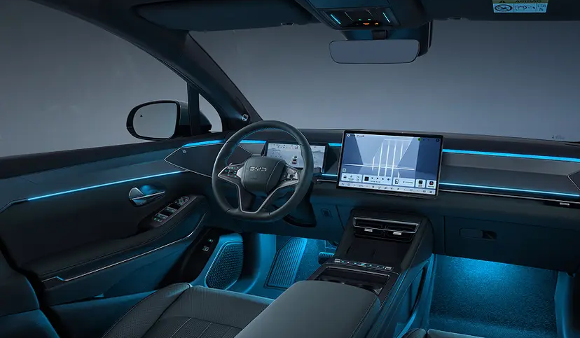 The cockpit, an immersive future-like experience.